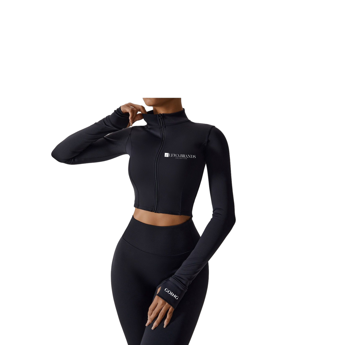 LewaFIT Midnight Black Long Set