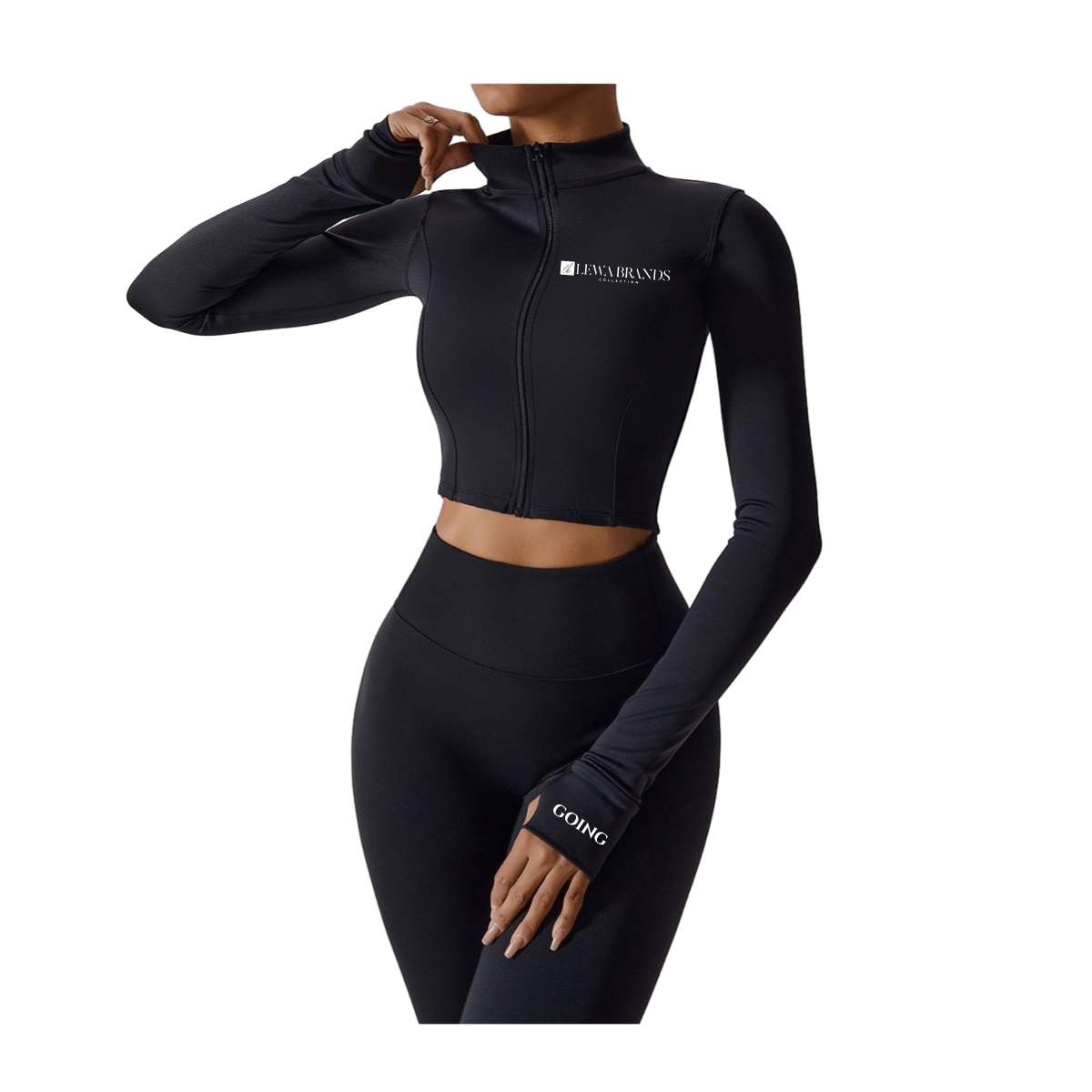 LewaFIT Midnight Black Long Set